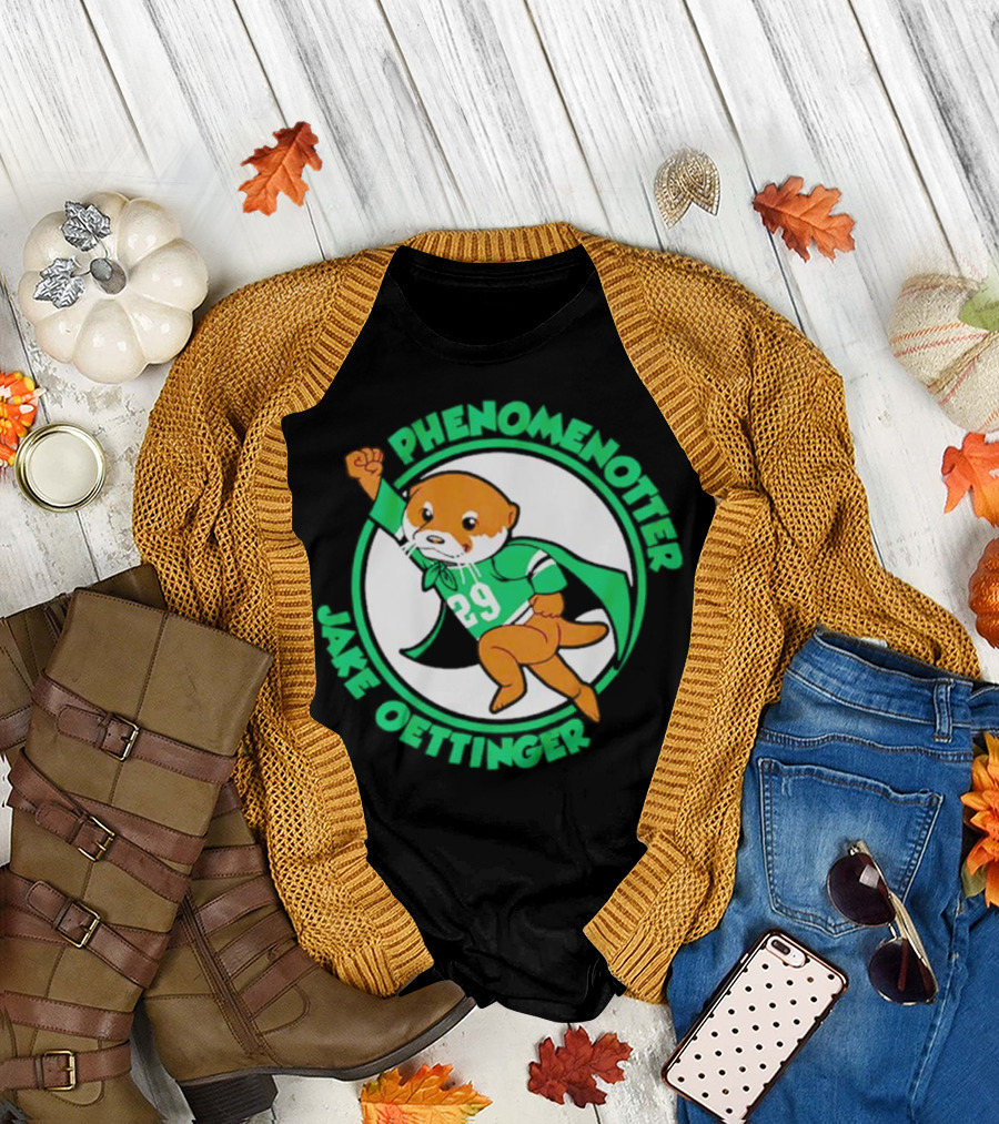 Dallas Stars Jake Oettinger Phenomenotter 29 Superhero Otter T-Shirt