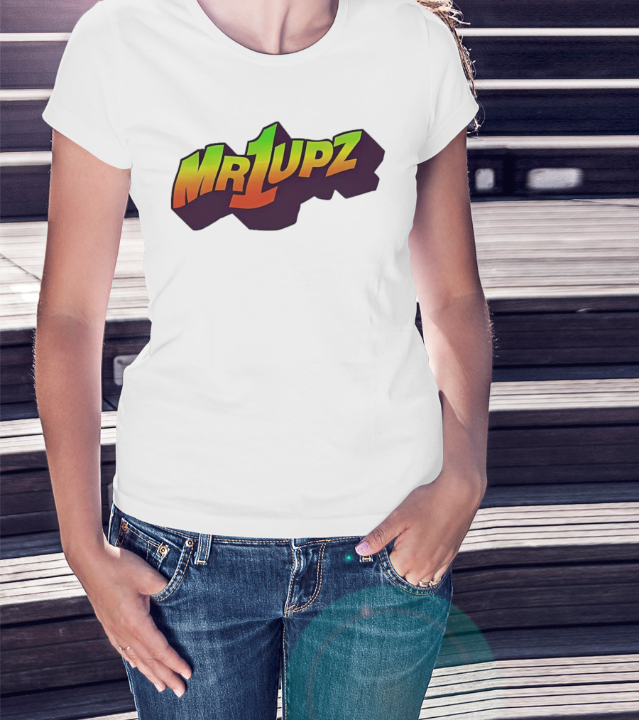Mr1upz Shagadelic Retro Gradient Text T-Shirt