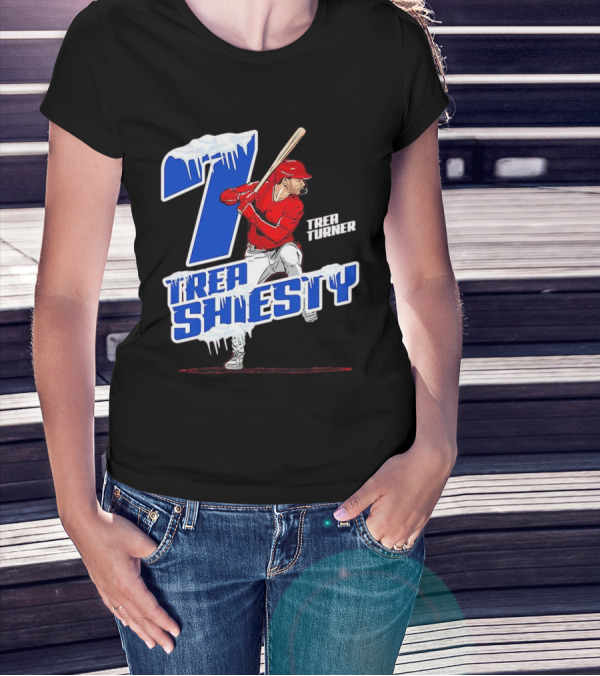 Trea Shiesty 7 Icy Trea Turner Philadelphia Phillies Baseball T-Shirt