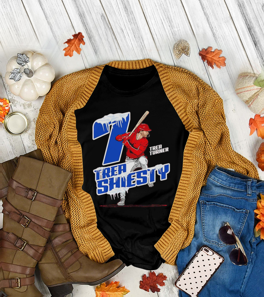 Trea Shiesty 7 Icy Trea Turner Philadelphia Phillies Baseball T-Shirt