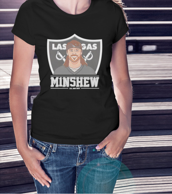 Las Vegas Raiders Minshew M1N5HEW Lil Ass Boy T-Shirt