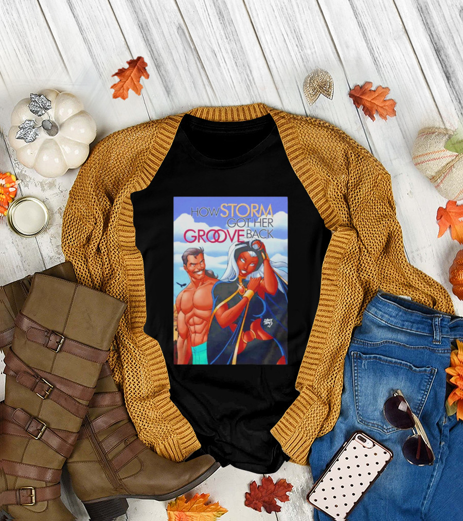 How Storm Got Her Groove Back Comic Style Cover T-Shirt