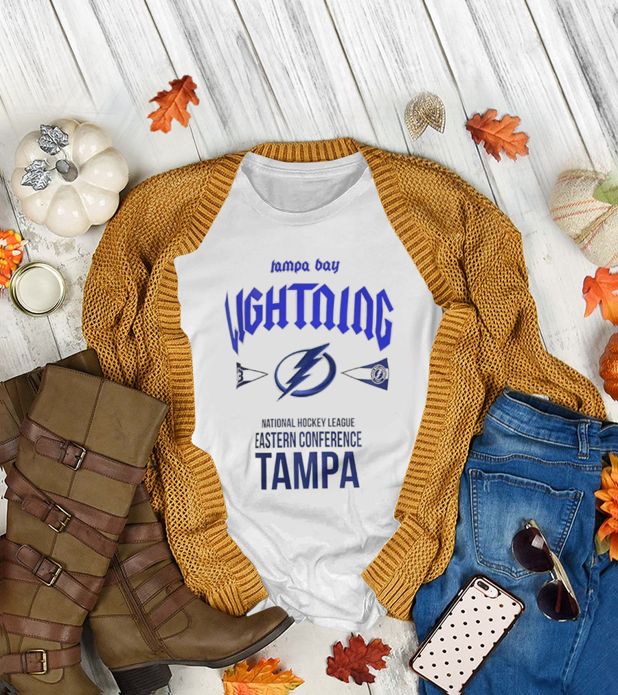 Tampa Bay Lightning National Hockey League Eastern Conference Tour T-Shirt