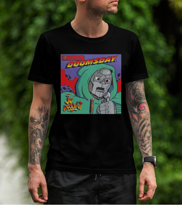 Operation Doomsday MF Doom Mask Hoodie Mic Comic T-Shirt