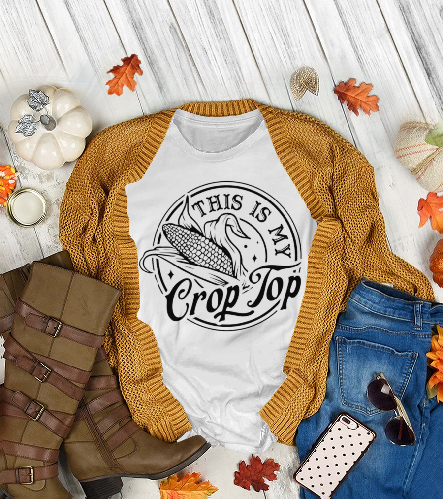 This Is My Crop Top Corn T-Shirt