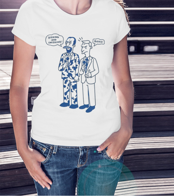 Dishing And Swishing Bang Speech Bubble Duo T-Shirt