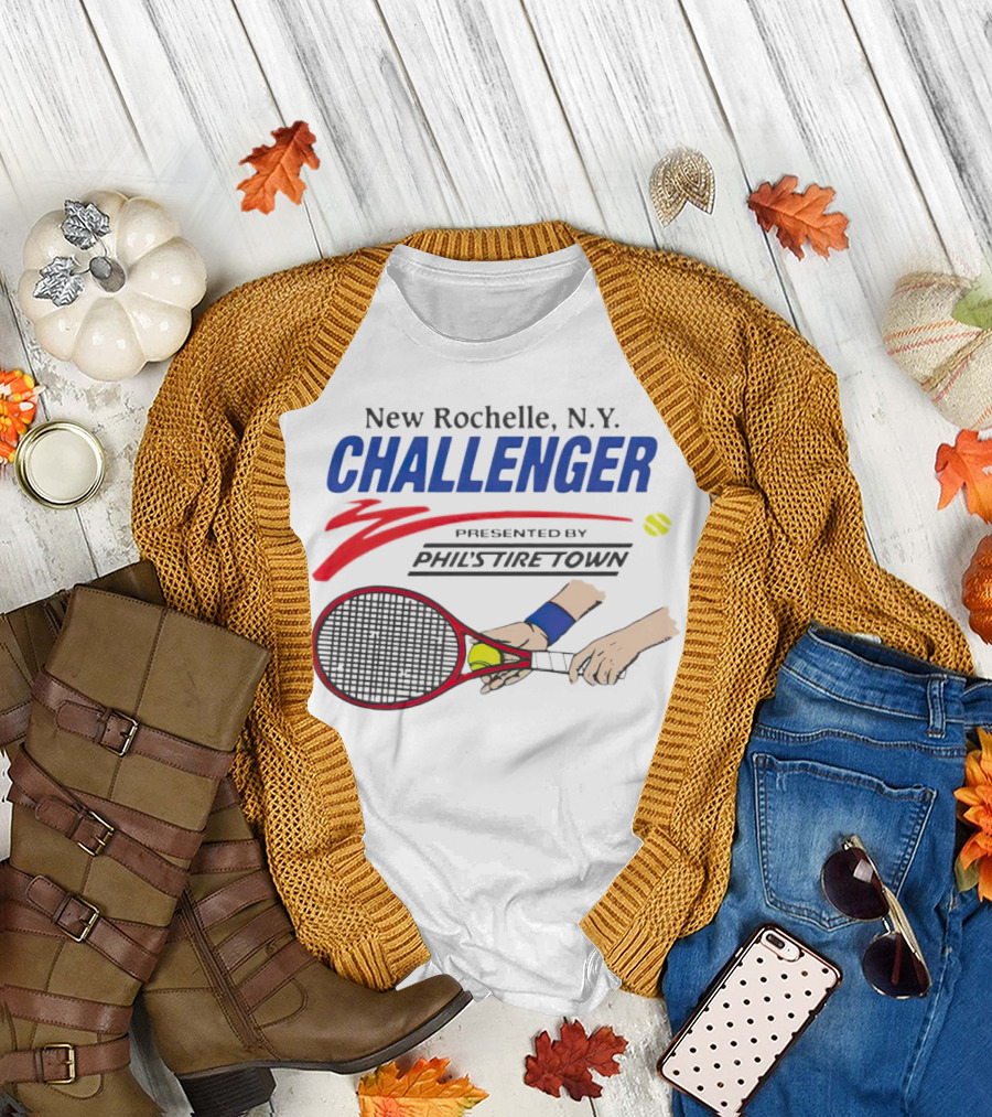 New Rochelle NY Challenger Tennis Tournament Presented By Philstiretown T-Shirt