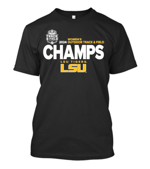 LSU Tigers 2024 SEC Women's Outdoor Track And Field Champs T-Shirt