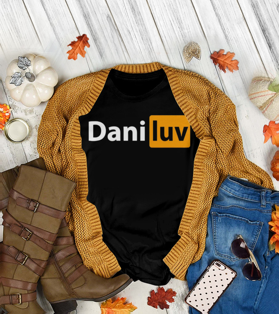 Dani Luv Black T-Shirt