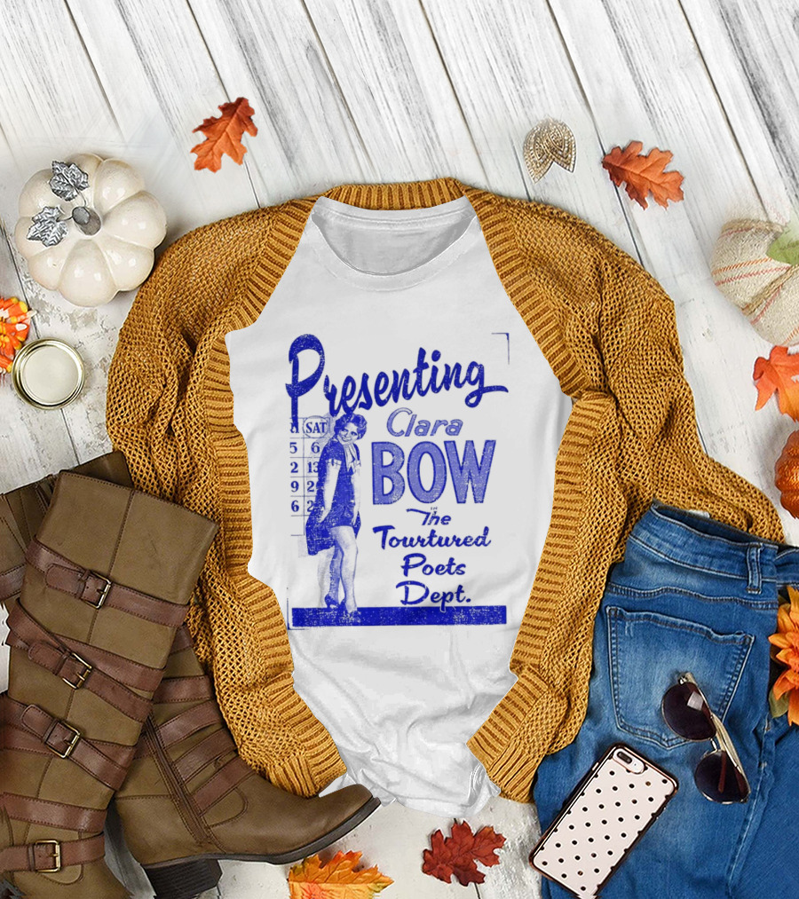 Presenting Clara Bow The Tortured Poets Dept T-Shirt