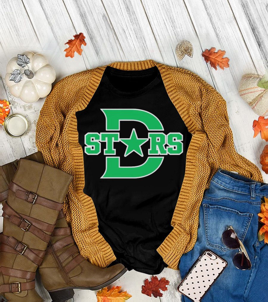 Dallas Stars NHL Hockey Team Logo ST★RS D T-Shirt