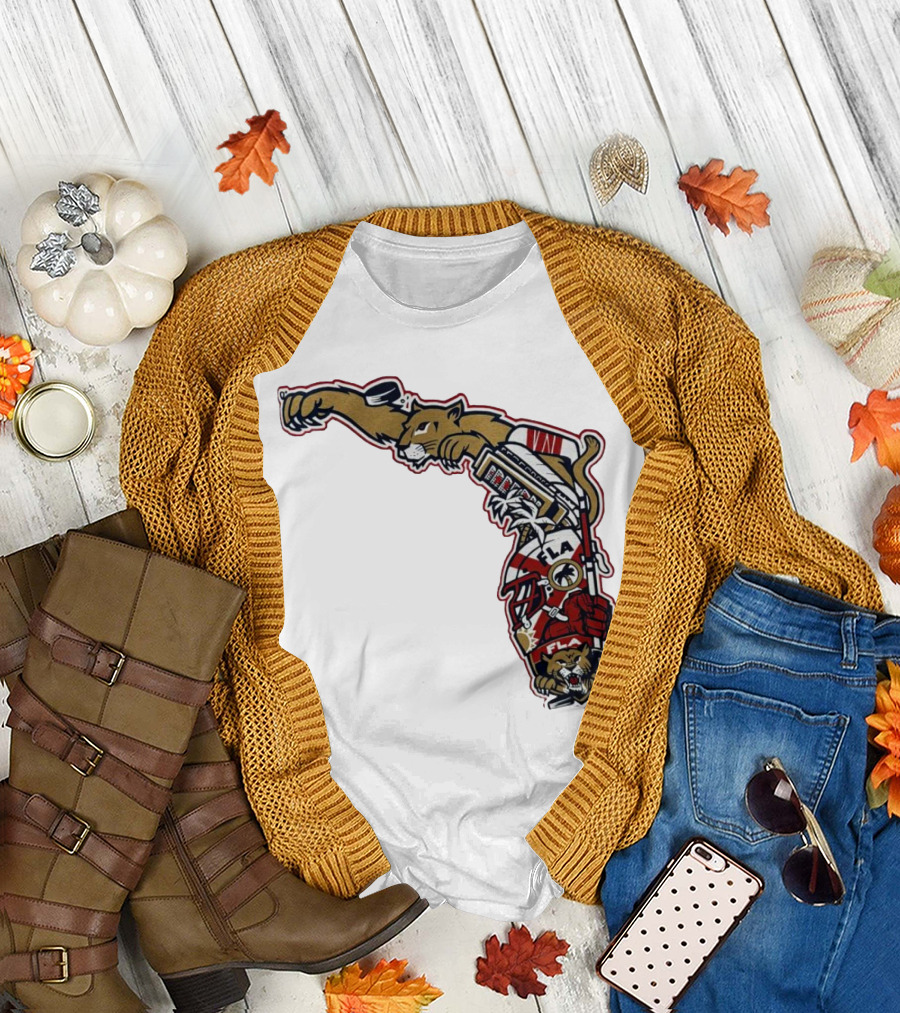 Florida Panthers Let's Hunt State Hockey T-Shirt