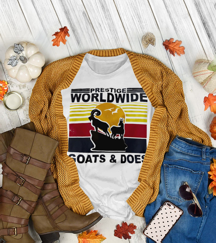 Prestige Worldwide Goats and Does Vintage Sunset T-Shirt