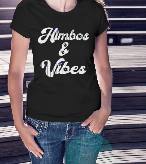 Himbos And Vibes Baseball Philadelphia Pinstripe Style With Stars T-Shirt