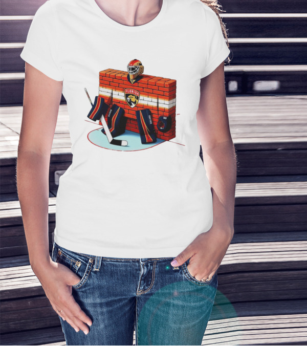 Florida Panthers Brick Wall Goalie Bod T-Shirt