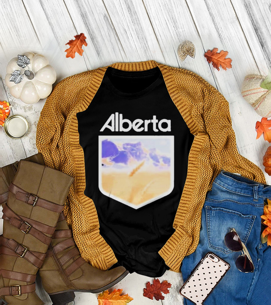 Vitamin Deer Alberta Life Scenic Shield T-Shirt