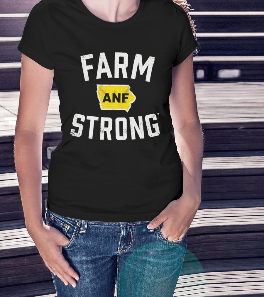 Iowa Hawkeyes Farm Strong ANF America Needs Farmers T-Shirt