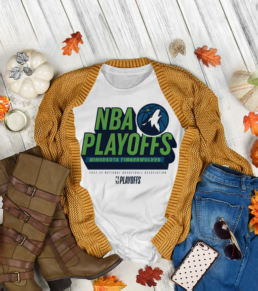 NBA Playoffs Minnesota Timberwolves 2023-24 National Basketball Association T-Shirt