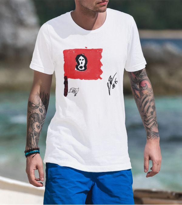 Rookies Paint Tampa Bay Buccaneers Flag Artwork #15 T-Shirt
