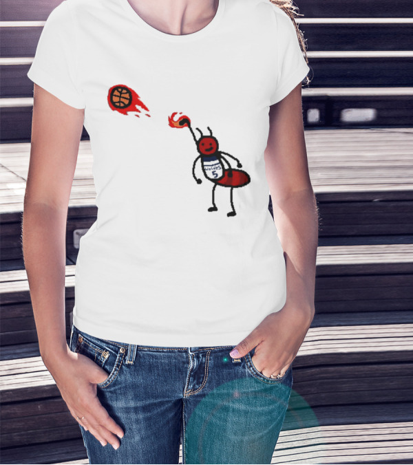 Anthony Edwards Minnesota Timberwolves Fire Ant Basketball T-Shirt