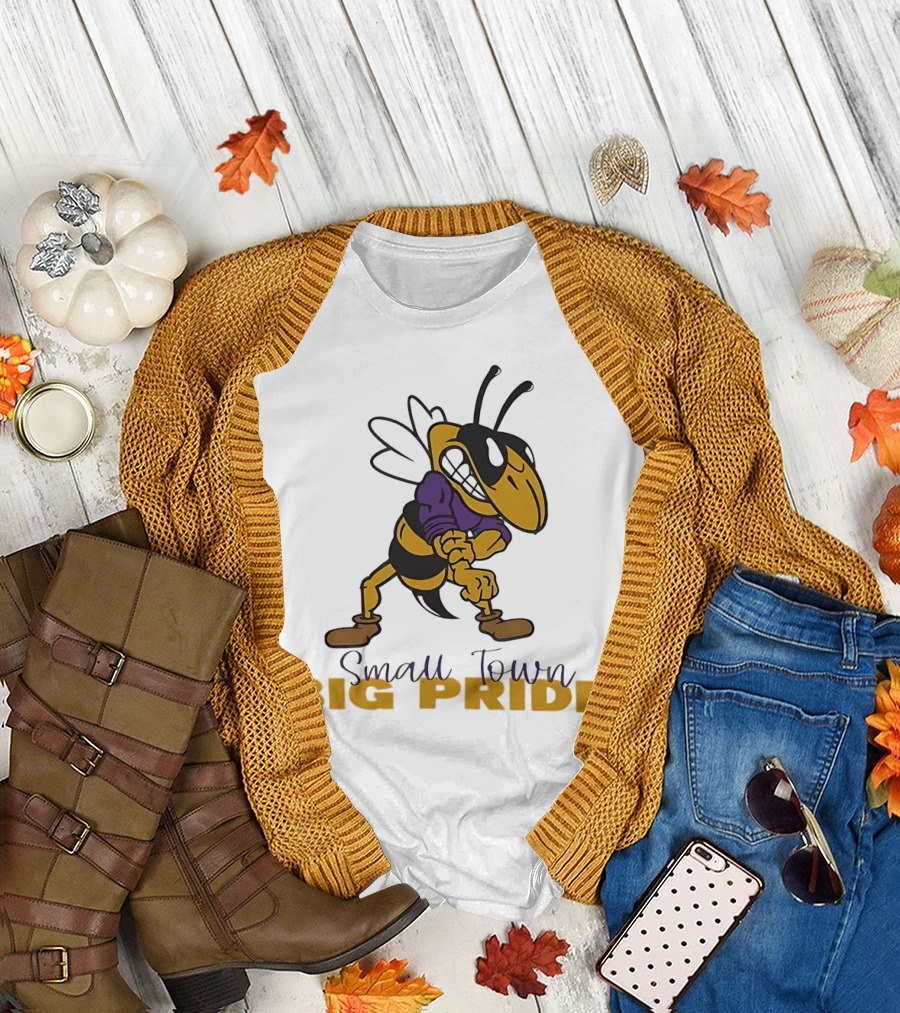 Small Town Big Pride Bee Mascot T-Shirt