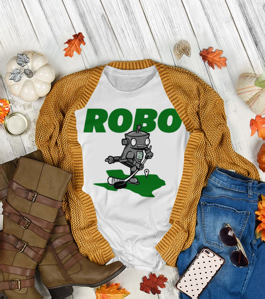 Robo Robot Playing Hockey T-Shirt