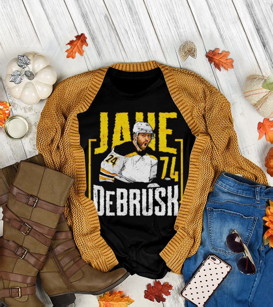 Jake DeBrusk 74 Boston Hockey Player T-Shirt