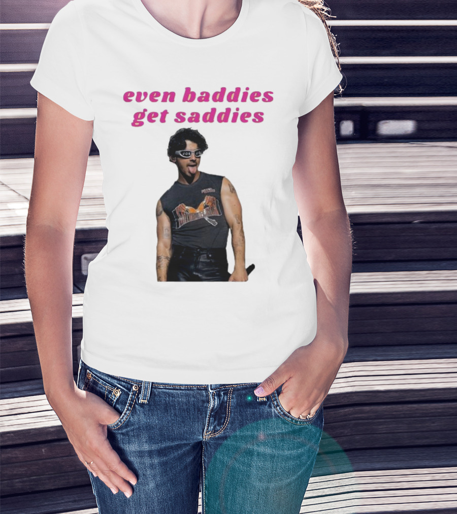 Joe Jonas Even Baddies Get Saddies Rocker T-Shirt