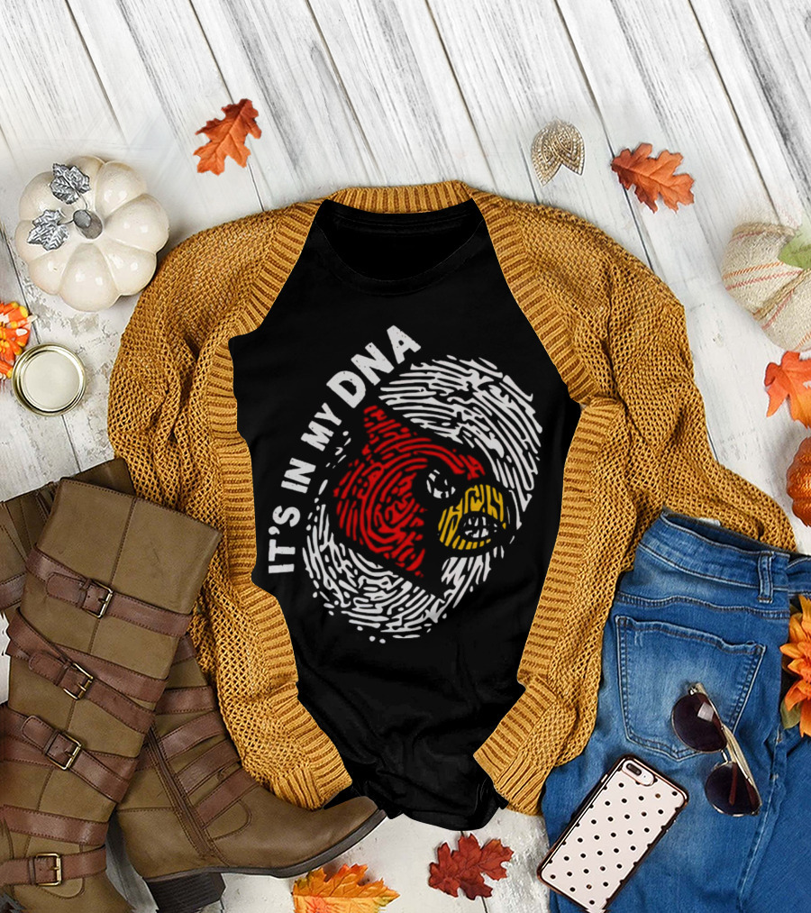 Louisville Cardinals It’s in My DNA Fingerprint T-Shirt