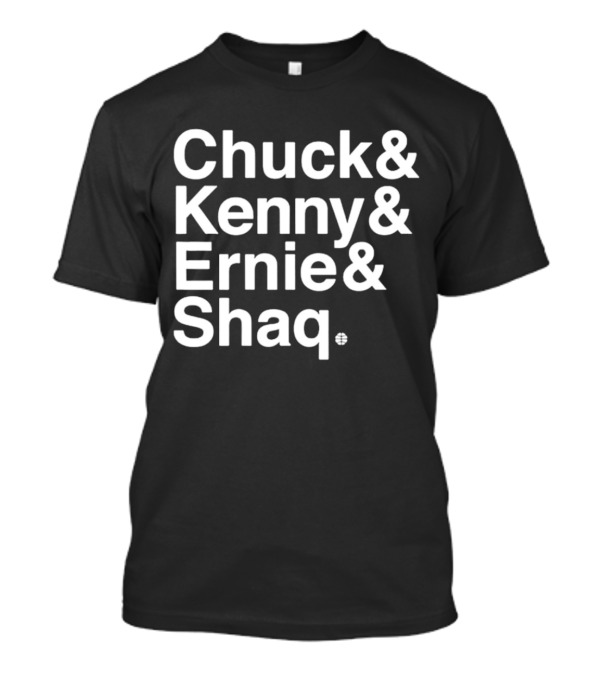 Chuck And Kenny And Ernie And Shaq NBA Legends Panel Names T-Shirt
