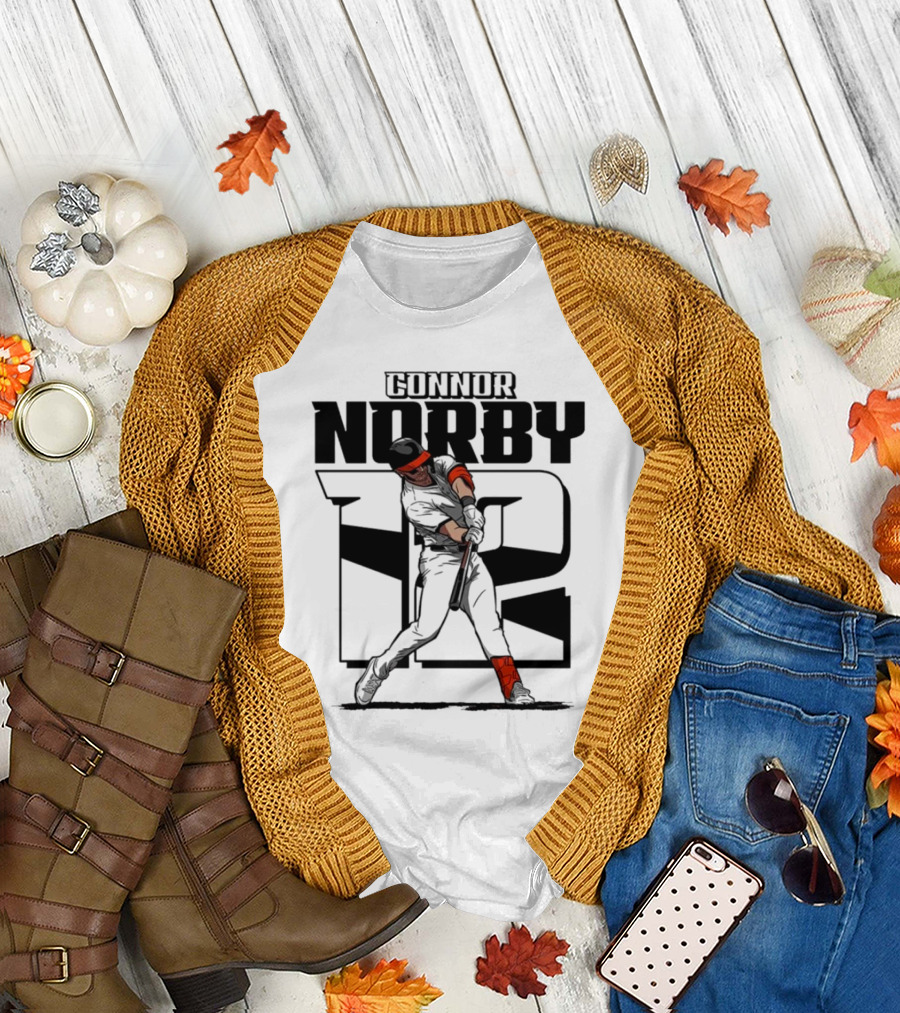 Connor Norby Baltimore Orioles Number 12 Player T-Shirt