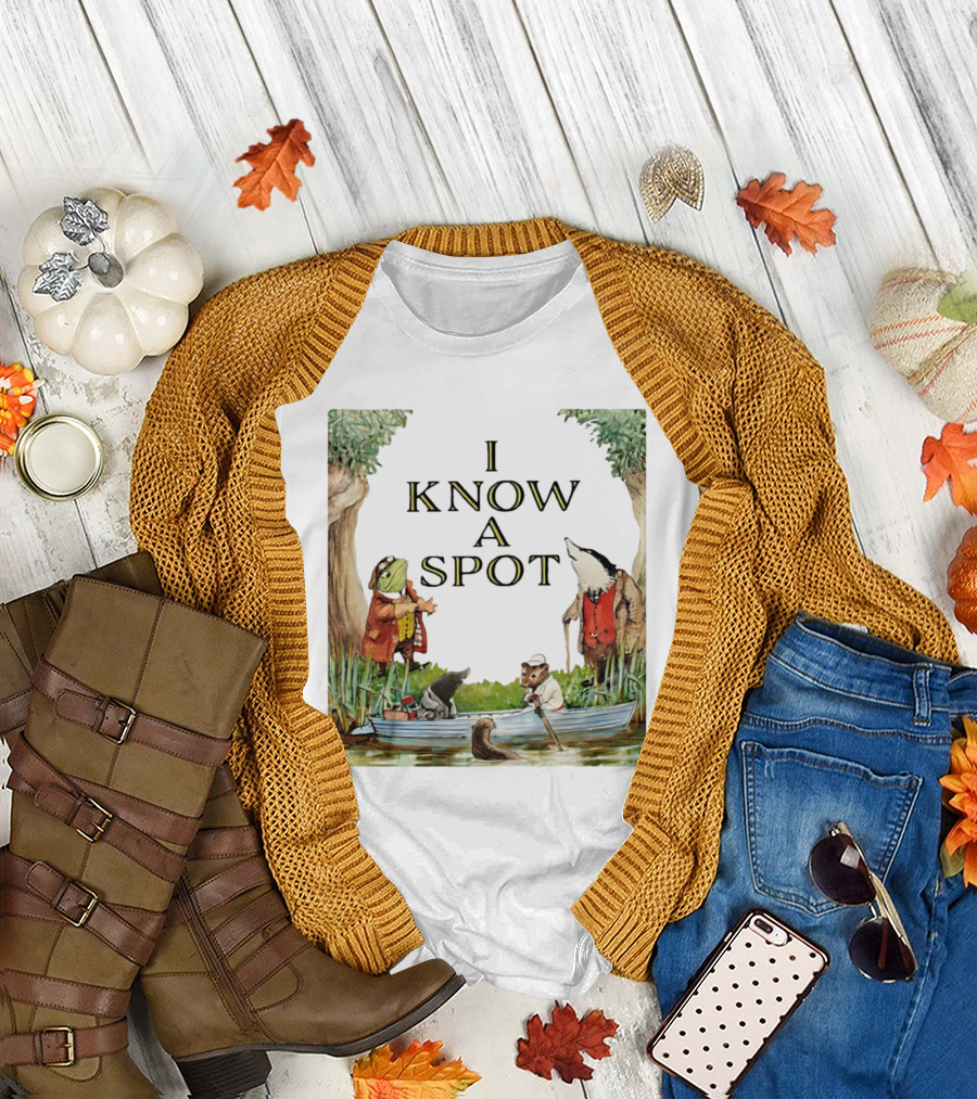 I Know a Spot Animals by the River with Friends T-Shirt