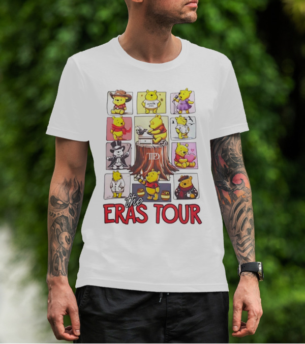 Winnie The Pooh In Diverse Costumes The Eras Tour T-Shirt