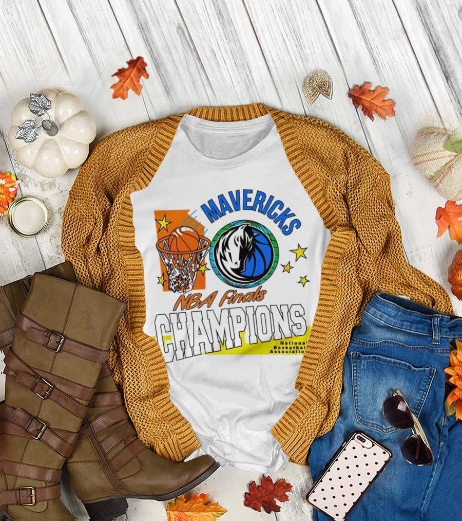 The Mavericks NBA Finals National Basketball Association Champions T-Shirt