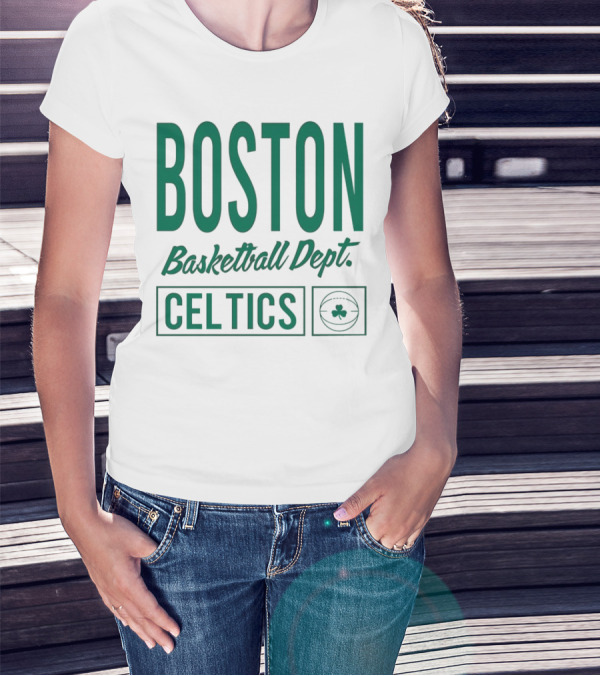 Boston Celtics Basketball Dept Celtics Shamrock T-Shirt
