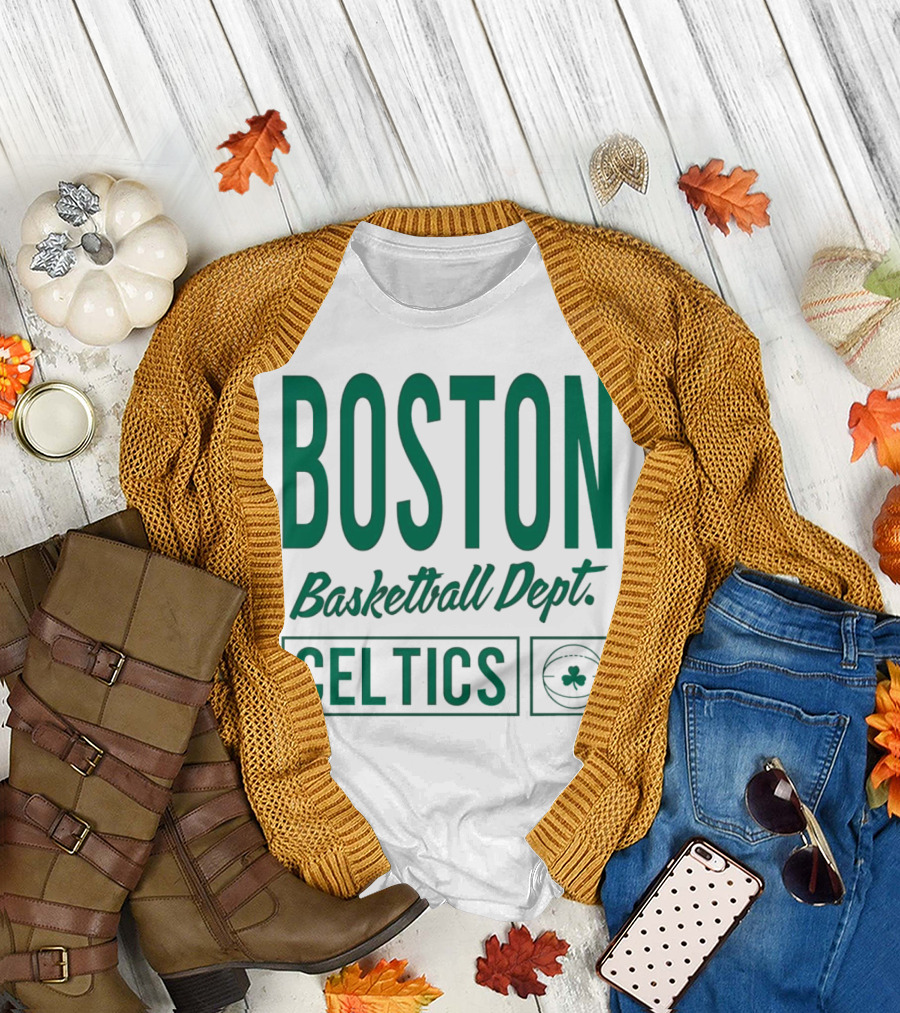 Boston Celtics Basketball Dept Celtics Shamrock T-Shirt