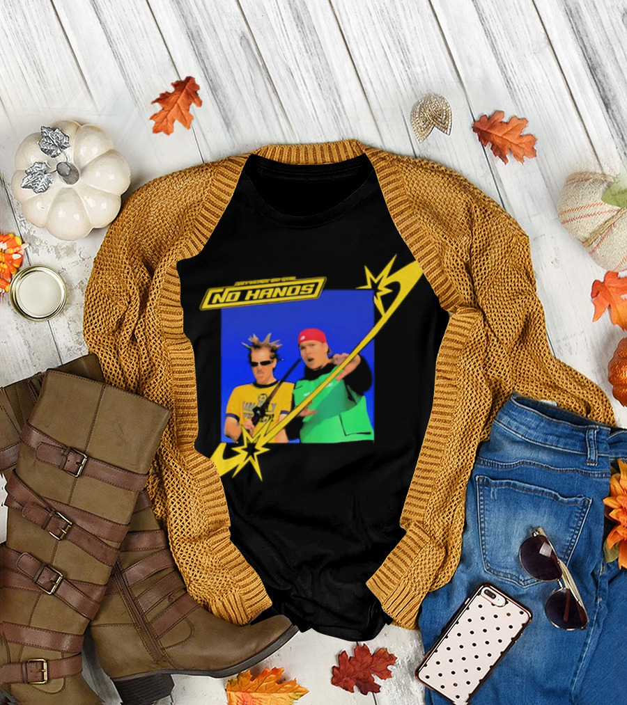 Joey Valence and Brae No Hands Retro Graphic Duo in Yellow and Green with Starburst T-Shirt