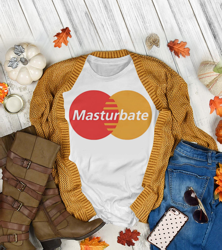 Masturbate Mastercard T-Shirt