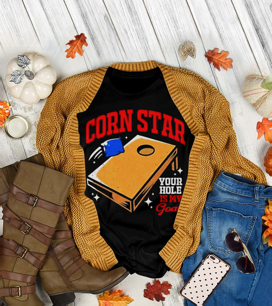 CORN STAR Your Hole is My Goal Cornhole Game Target T-Shirt