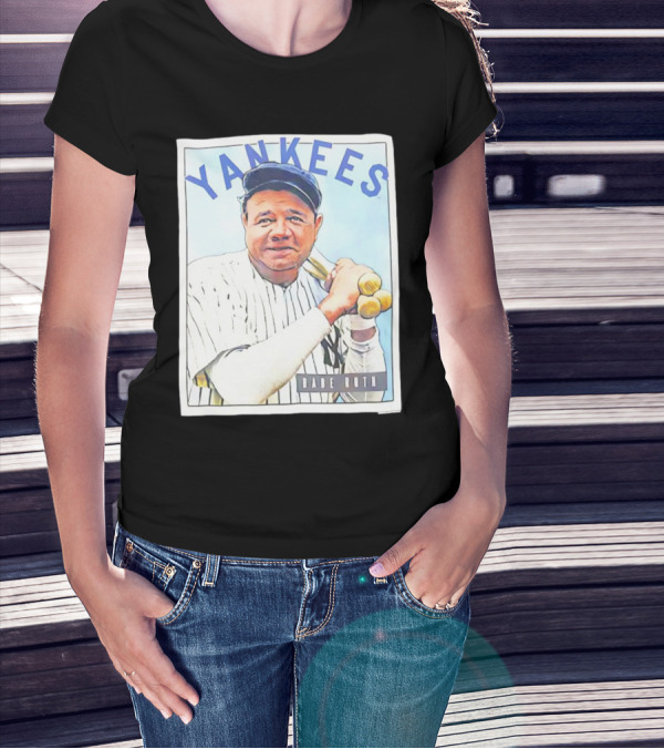 YANKEES Babe Ruth Baseball T-Shirt