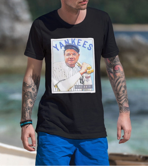 YANKEES Babe Ruth Baseball T-Shirt