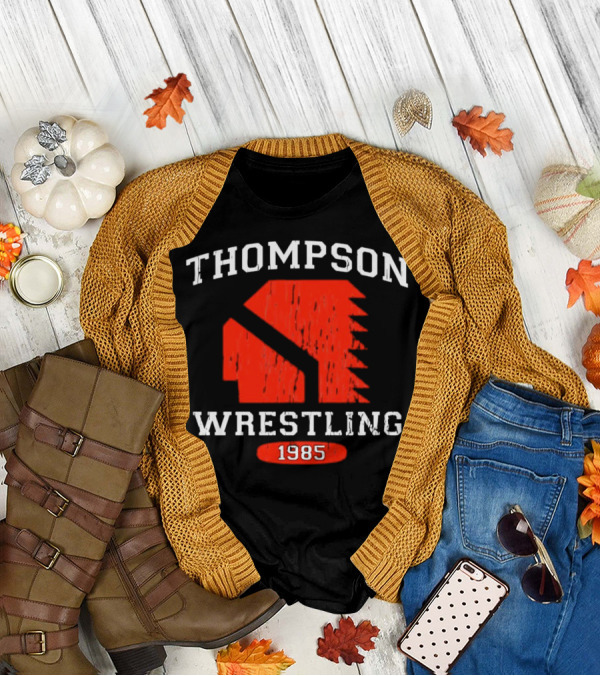 Thompson Wrestling 1985 Red Spartan T-Shirt