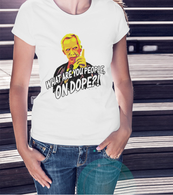 What Are You People On Dope Bold Pop Art Style Mr Hand T-Shirt