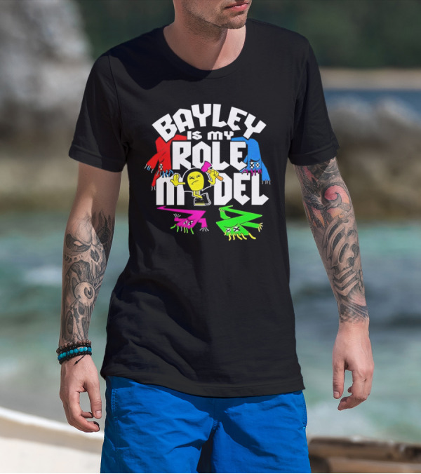 Bayley Is My Role Model Wacky Inflatable Tube Men T-Shirt