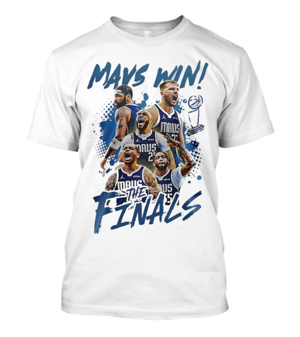 Mavs Win The Finals Celebration With Basketball Team Stars T-Shirt
