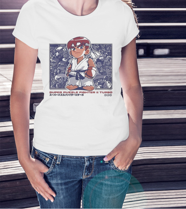 Super Puzzle Fighter II Turbo Character Lineup T-Shirt