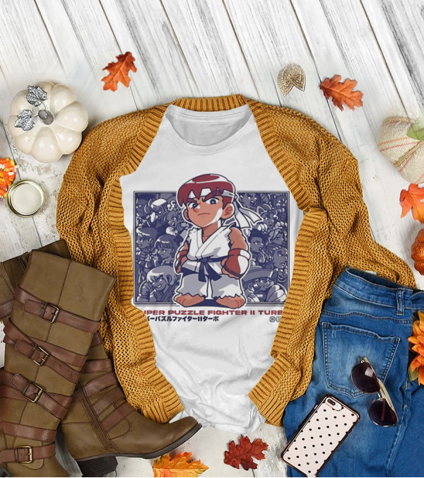 Super Puzzle Fighter II Turbo Character Lineup T-Shirt