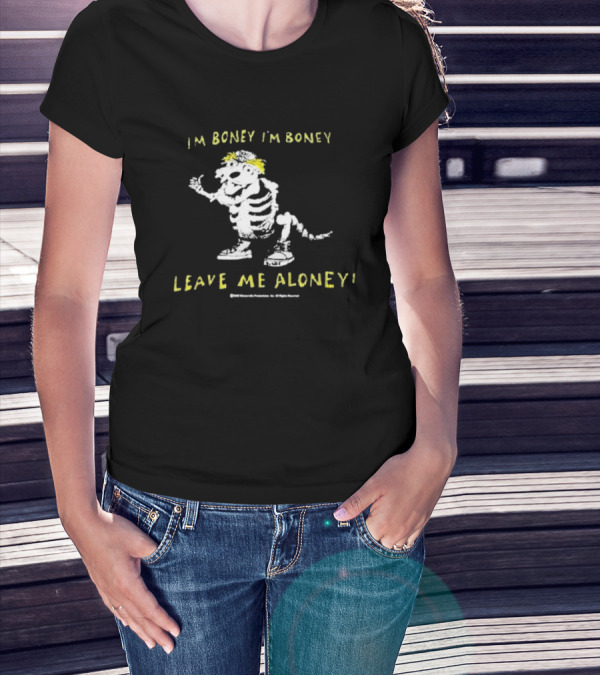 I'm Boney I'm Boney Leave Me Aloney Nickelodeon Productions Rugrats Character T-Shirt