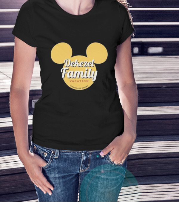 Dekezel Family Disneyland Resort Vacation Mickey Mouse T-Shirt