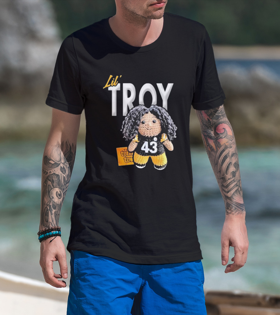 Lil’ Troy 43 Pittsburgh Steelers Terrible Towel T-Shirt